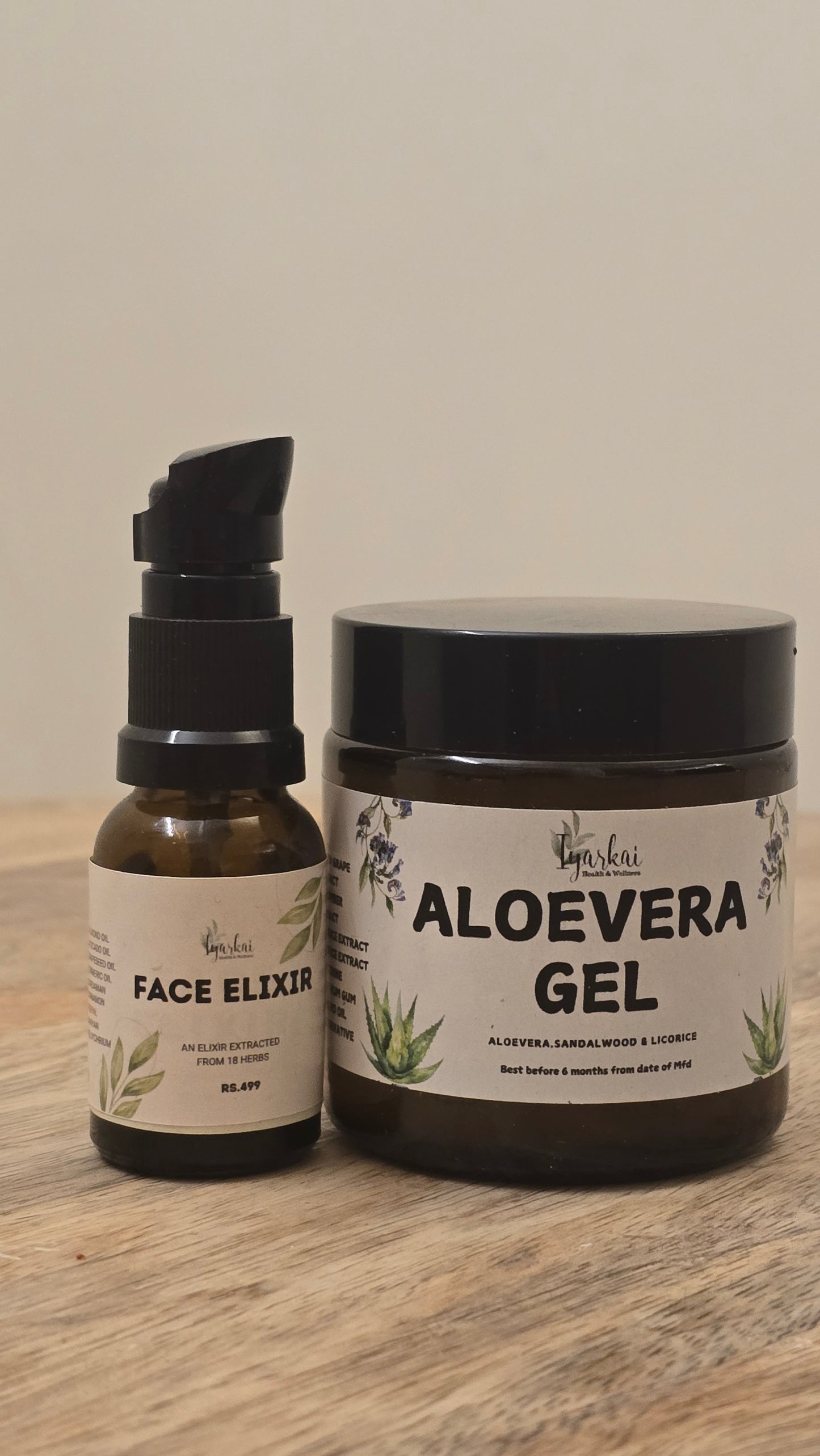 Acne combo( Face elixir 15ml & Aloevera gel 50gm)