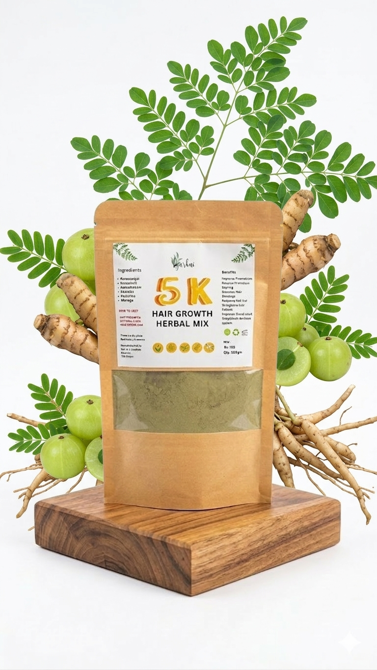 5k Hair Supplement (Pregnacy safe)without kadukai(250gm)Pre-orders