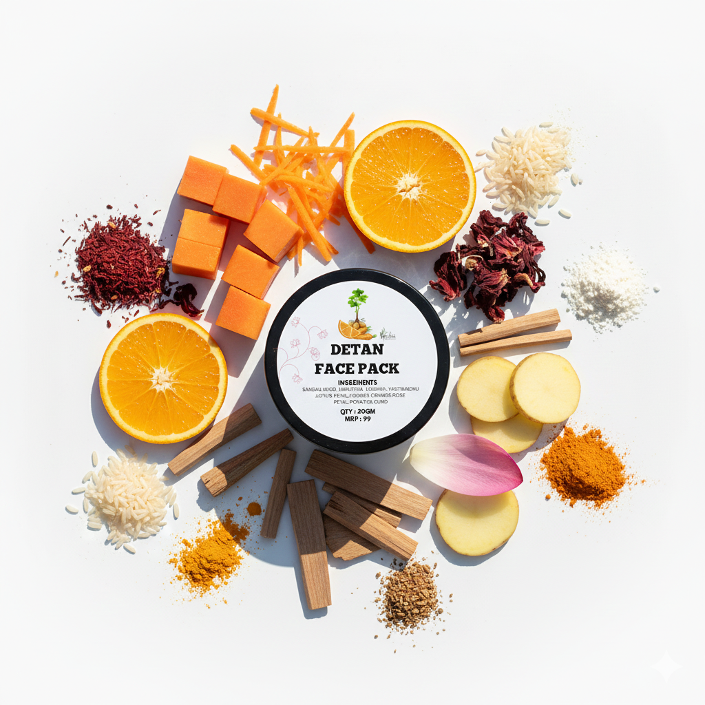 De Tan Face pack (30gm)Unisex