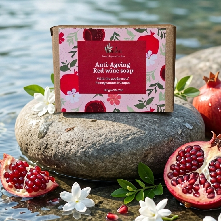 Anti Ageing Red wine soap (100gm)
