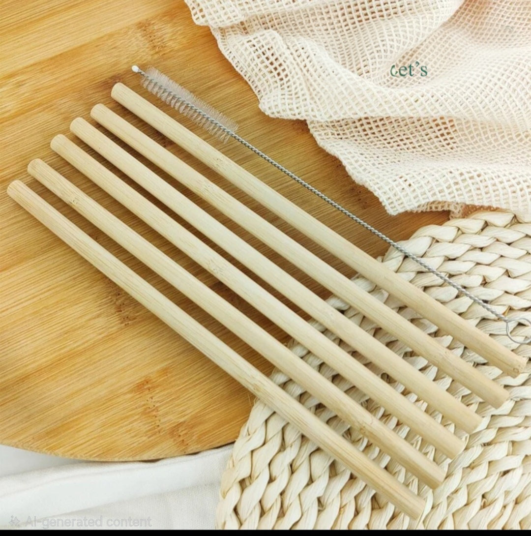Bamboo straw (Set of 2)