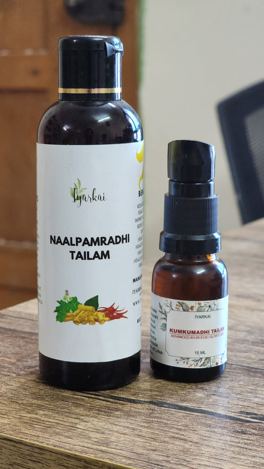 Dr.Sharmika Unisex Face care combo(Nalpamradhi 50ml & Kumkumadhi 15ml)