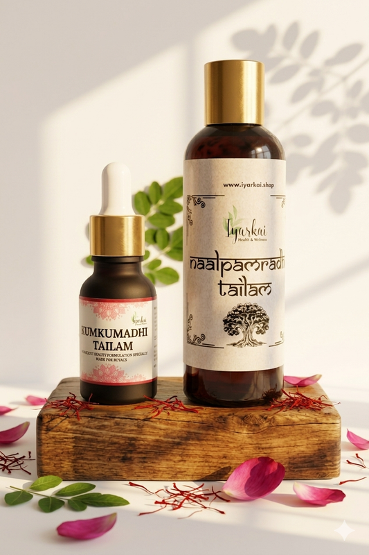 Dr.Sharmika Unisex Face care combo(Nalpamradhi 50ml & Kumkumadhi 15ml)
