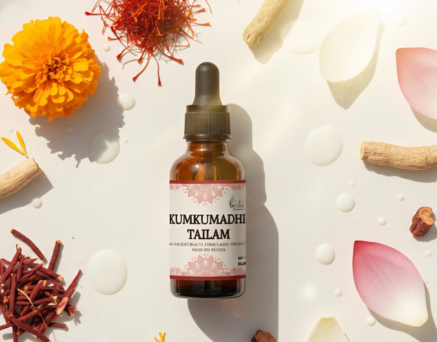 Dr.Sharmika Unisex Face care combo(Nalpamradhi 50ml & Kumkumadhi 15ml)