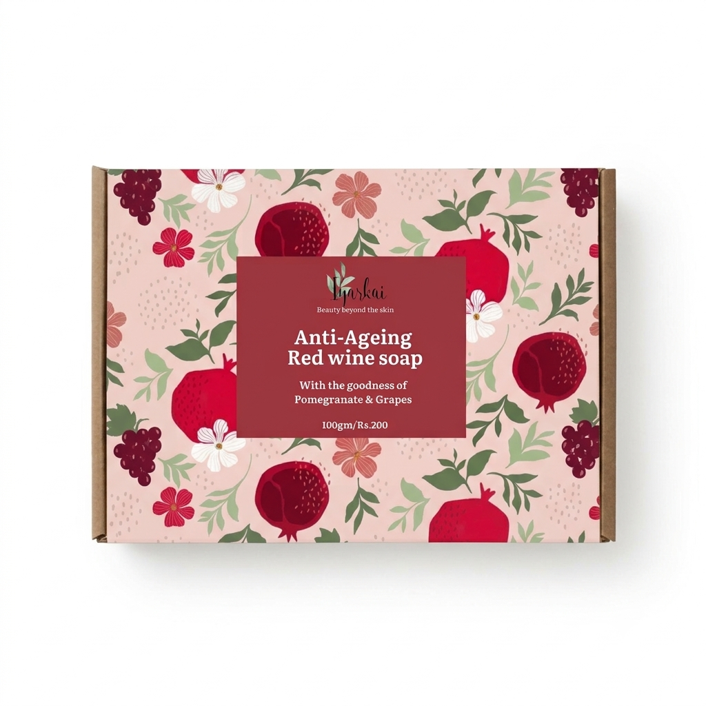 Anti Ageing Red wine soap (100gm)