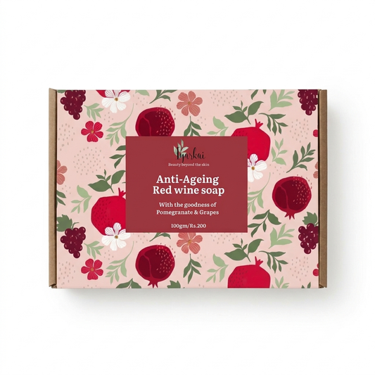 Anti Ageing Red wine soap (100gm)