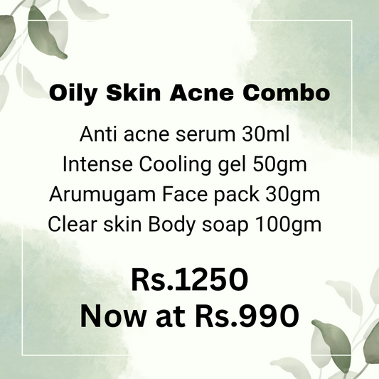 Oily Skin acne combo
