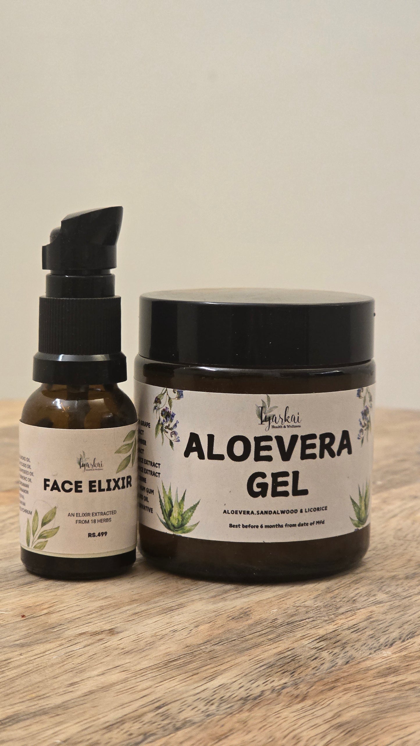 Acne combo( Face elixir 15ml & Aloevera gel 50gm)