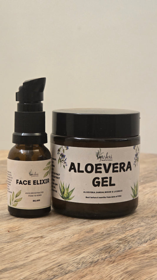 Acne combo( Face elixir 15ml & Aloevera gel 50gm)