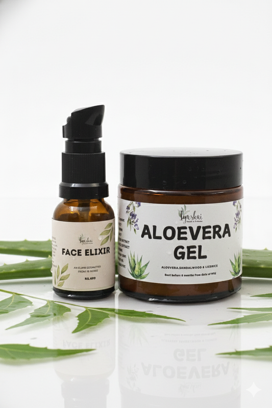 Acne combo( Face elixir 15ml & Aloevera gel 50gm)