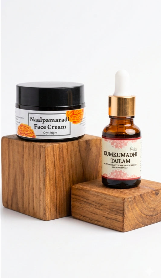 Nalpamradhi Face cream &Kumkumadi tailam combo