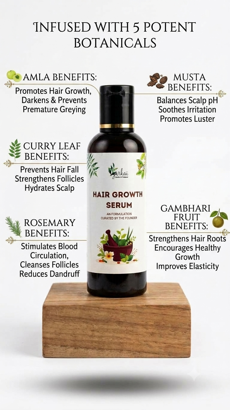 15 Herbs Intense growth gel serum