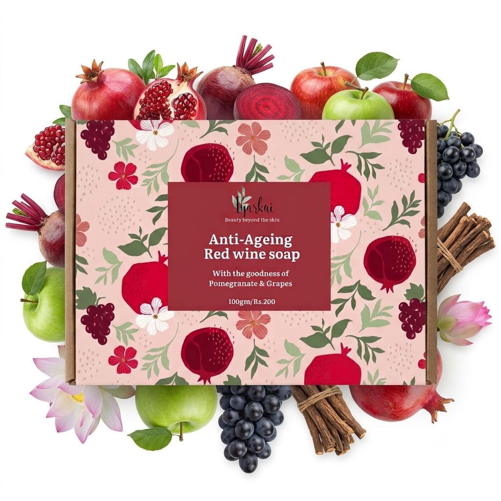 Anti Ageing Red wine soap (100gm)
