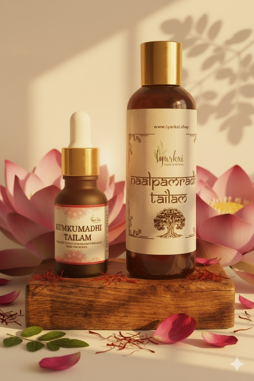 Dr.Sharmika Unisex Face care combo(Nalpamradhi 50ml & Kumkumadhi 15ml)