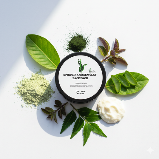 SPIRLUNA GREEN CLAY DETOX PACK 30GM