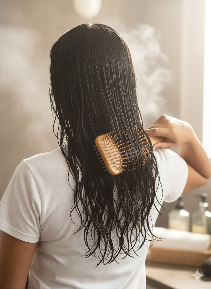 Scalp Massage Paddle Comb
